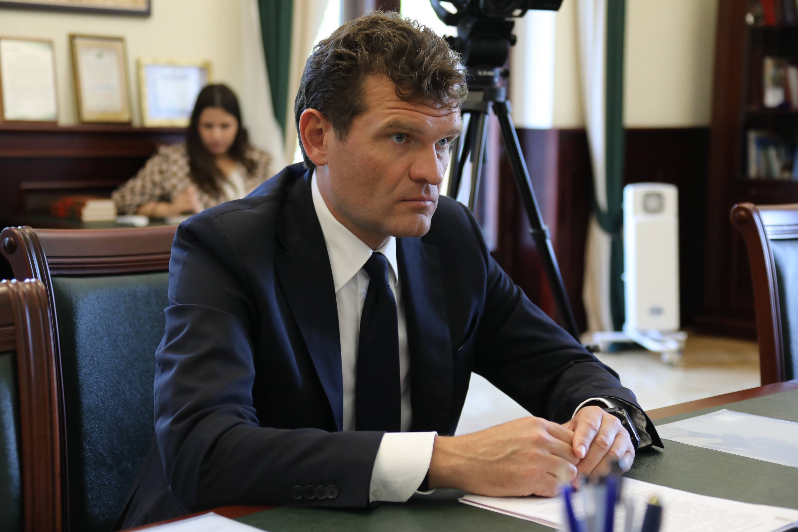 Абдулмуслим Абдулмуслимов провёл встречу с заместителем Губернатора Орловской области Александром Бирюковым