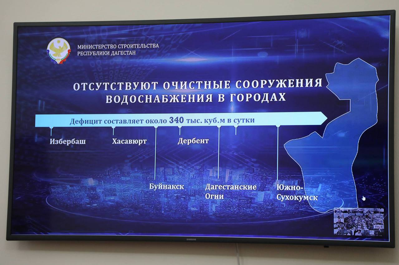 В Дагестане более 1 млрд рублей направили на модернизацию 38 объектов коммунальной инфраструктуры