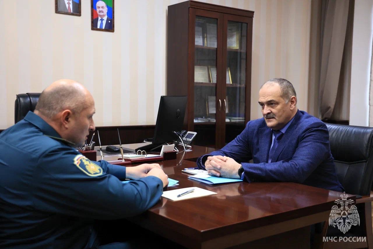Глава МЧС России Александр Куренков с рабочим визитом посетил Дагестан