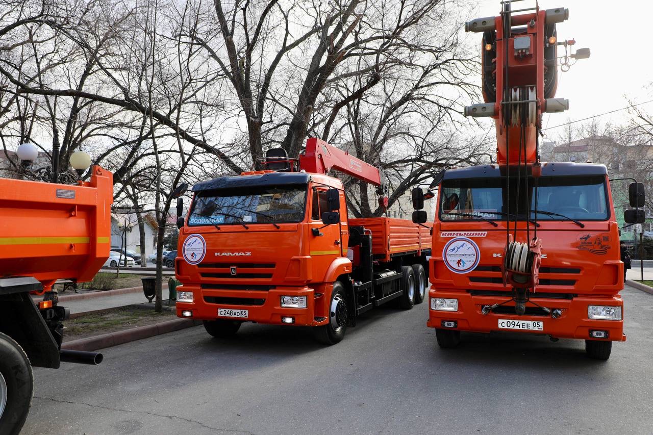 ЕОРД получил новую технику для устранения коммунальных аварий в Махачкале