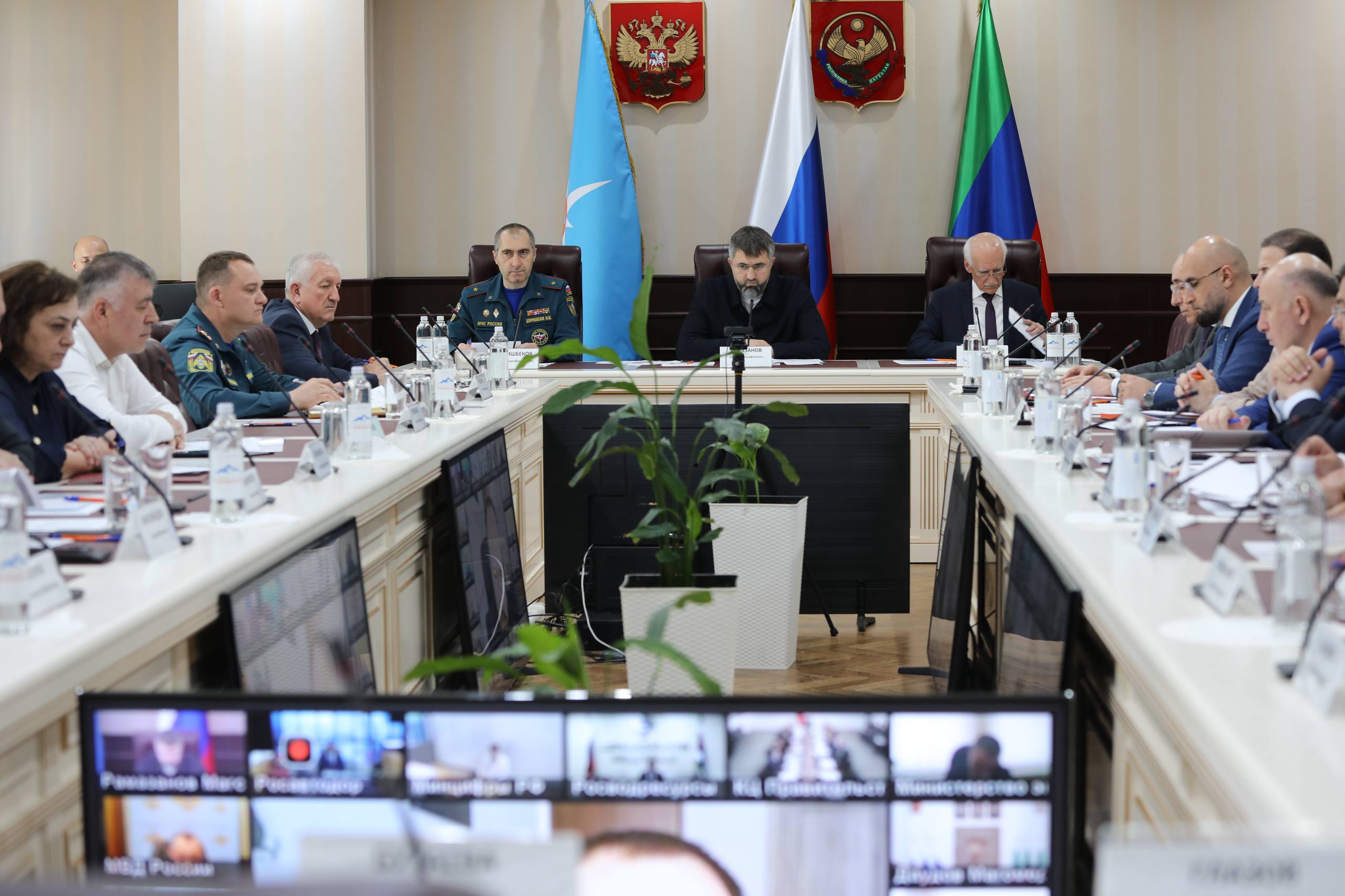 Магомед Рамазанов принял участие в заседании правкомиссии РФ по ликвидации последствий паводков