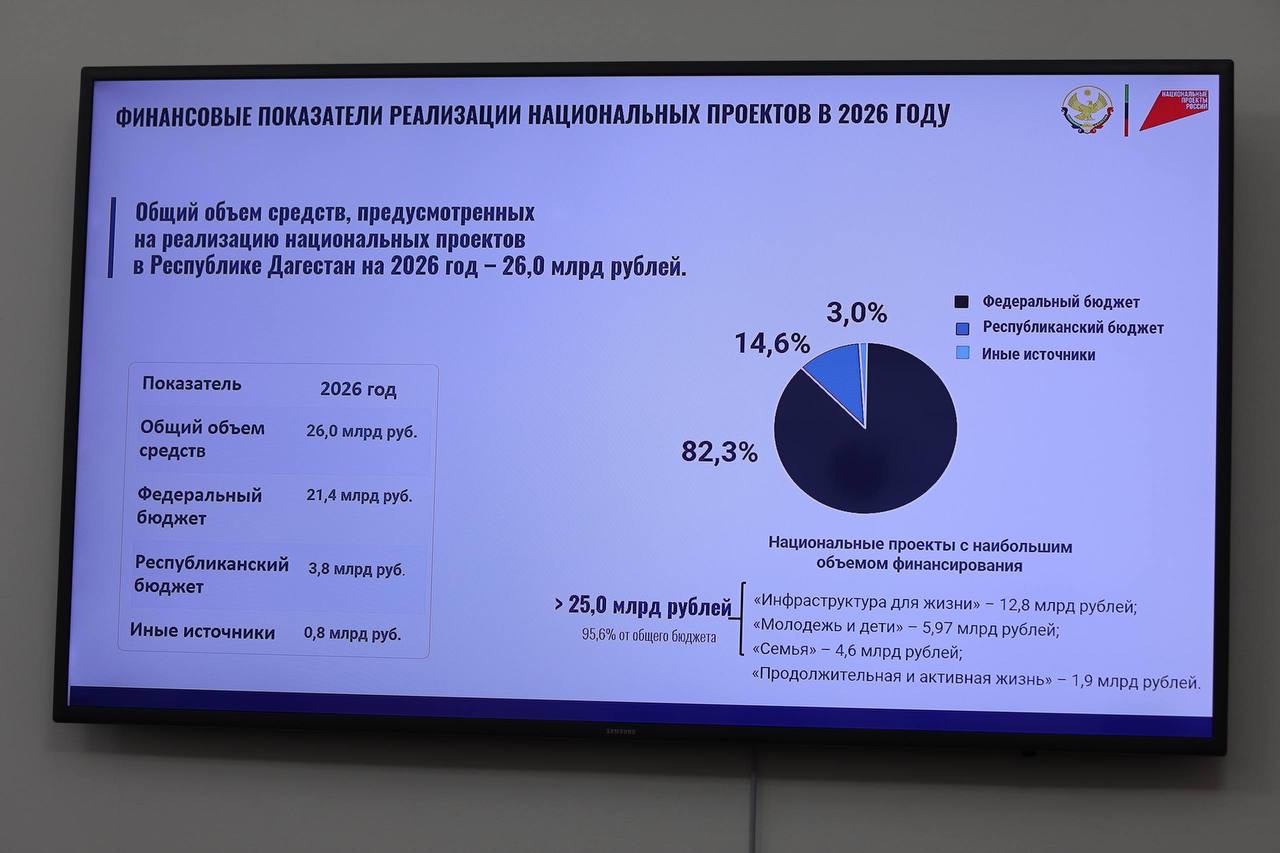 Магомед Рамазанов и Владимир Надыкто обсудили ход реализации нацпроектов в Дагестане