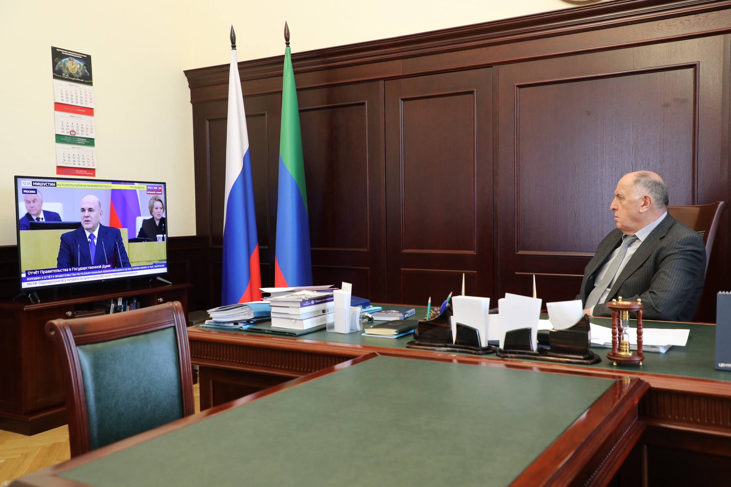 Абдулмуслим Абдулмуслимов прокомментировал отчет Михаила Мишустина в Госдуме
