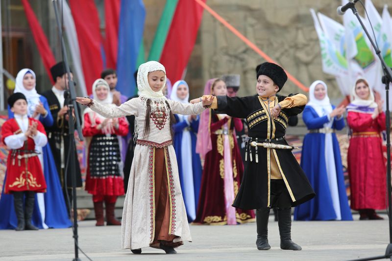 Гала-концерт VI Международного фестиваля традиционной народной культуры «Цамаури» состоялся в Махачкале