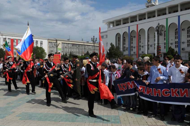 В Дагестане впервые прошел Республиканский Парад наследников Победы