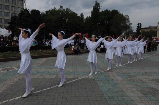 В Дагестане впервые прошел Республиканский Парад наследников Победы
