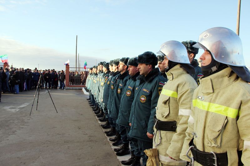 В селении Новый Куруш открыли пожарно-спасательную часть