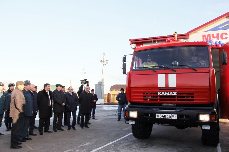 В селении Новый Куруш открыли пожарно-спасательную часть