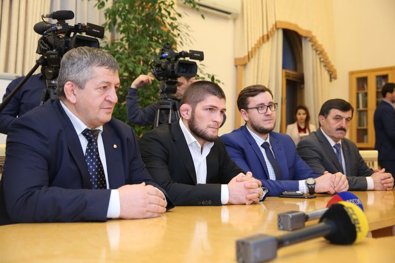 Абдусамад Гамидов встретился с Хабибом Нурмагомедовым