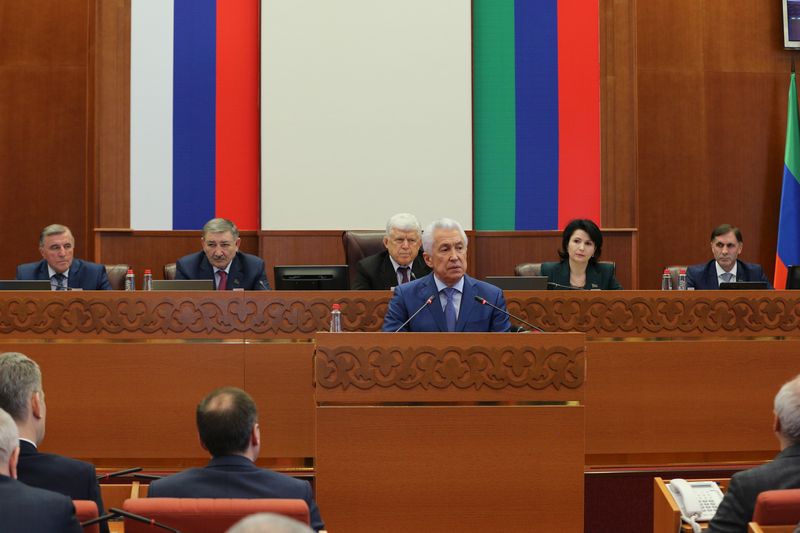 Выступление кандидата на должность Председателя Правительства РД Артема Здунова на восемнадцатой сессии Народного Собрания Республики Дагестан