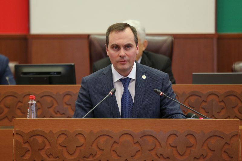 Выступление кандидата на должность Председателя Правительства РД Артема Здунова на восемнадцатой сессии Народного Собрания Республики Дагестан