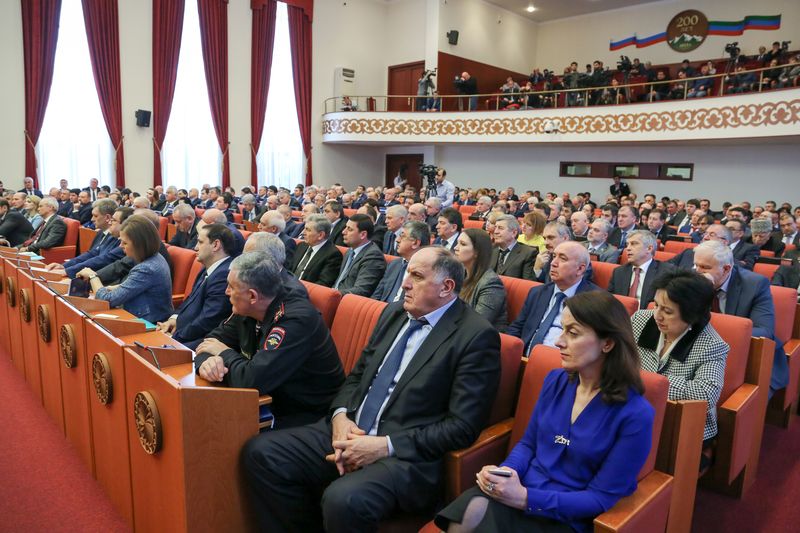 Выступление кандидата на должность Председателя Правительства РД Артема Здунова на восемнадцатой сессии Народного Собрания Республики Дагестан