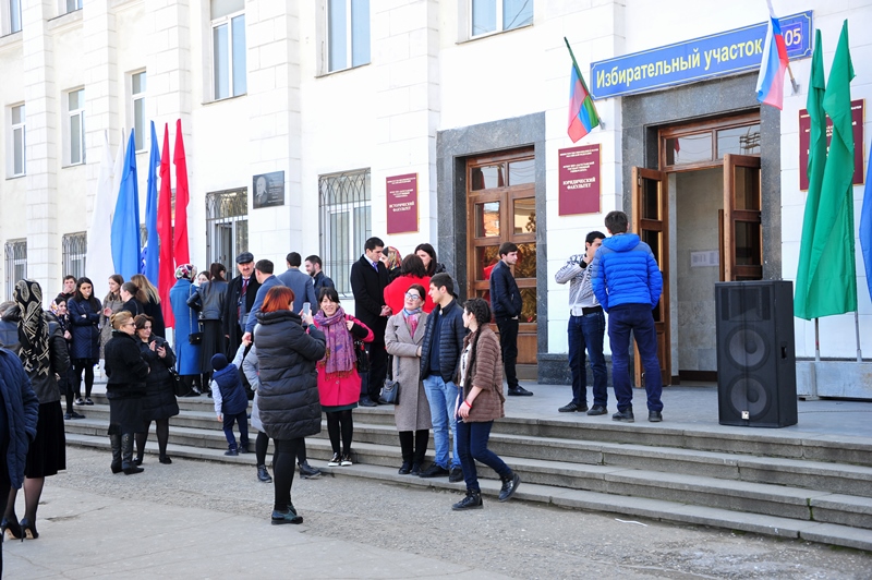 Артём Здунов проголосовал на выборах Президента России