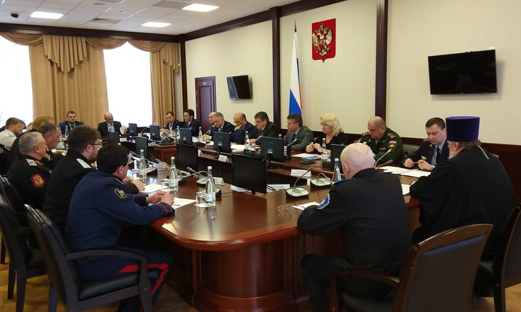 В Пятигорске Рамазан Джафаров принял участие в заседании окружной комиссии Совета при Президенте РФ по делам казачества