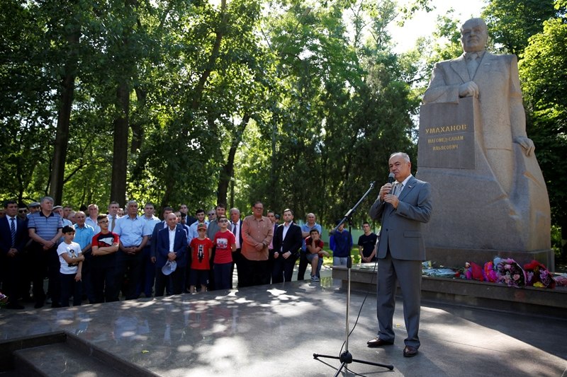 Анатолий Карибов принял участие в митинге памяти Магомед-Салама Умаханова