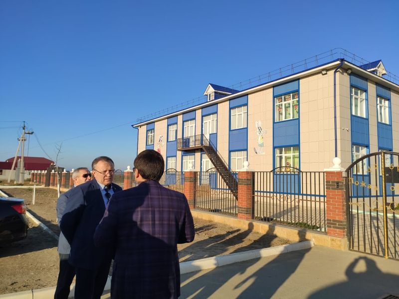 В переселенческом Новолакском районе завершилось строительство наружных сетей канализации и канализационных очистных сооружений