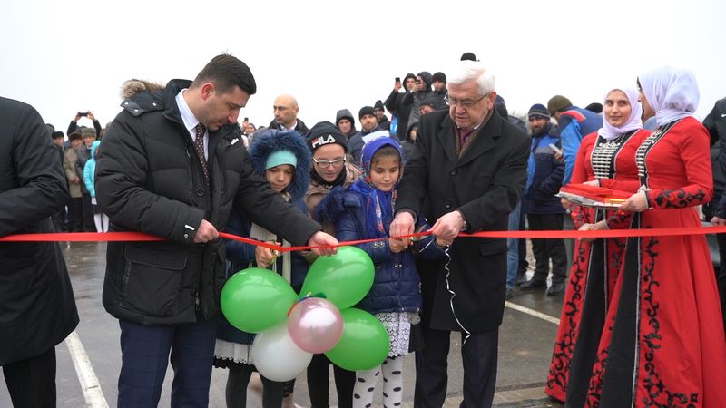 Правительственная делегация приняла участие в торжественном открытии моста в Хасавюртовском районе