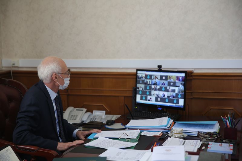 Заседание оперштаба по предупреждению завоза и распространения новой коронавирусной инфекции на территории Дагестана прошло в Правительстве РД