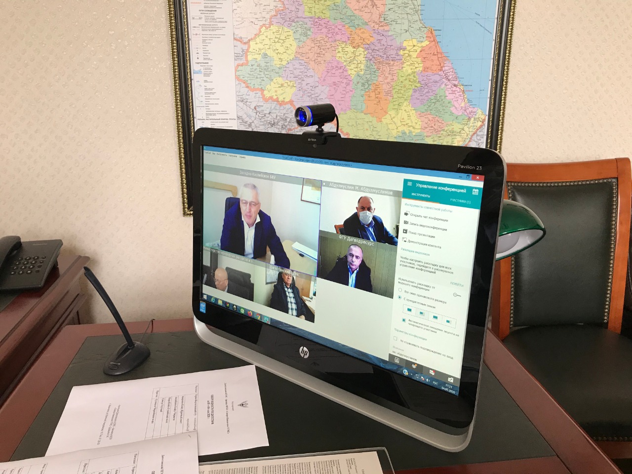 Вопросы сохранения природного баланса на Аракумских и Нижне-Терских водоемах обсудили в Правительстве Дагестана