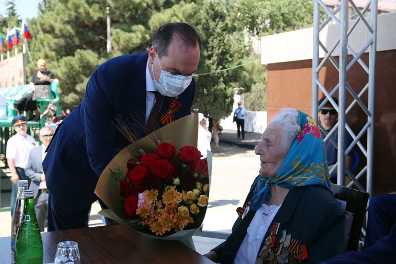 Первый за 18 лет Парад Победы прошёл Каспийске