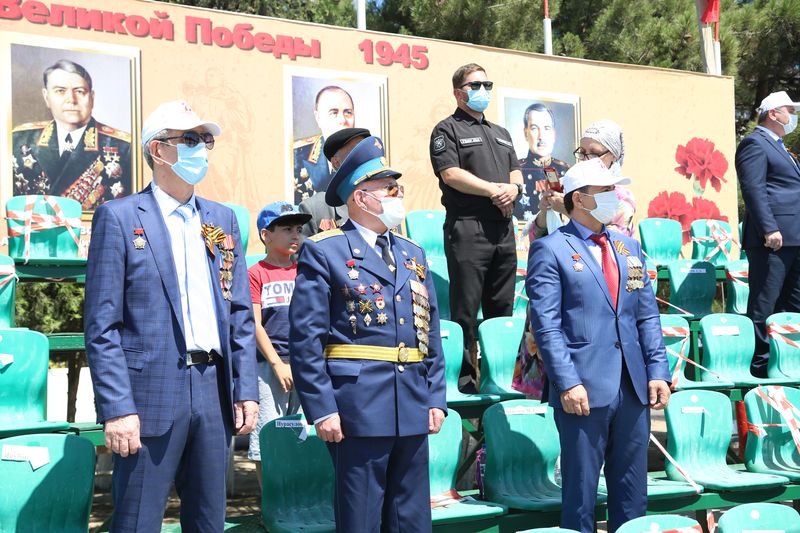 Первый за 18 лет Парад Победы прошёл Каспийске