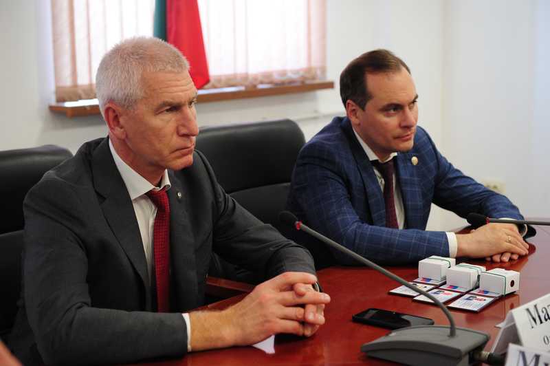 Артём Здунов и Олег Матыцин встретились с дагестанскими спортсменами