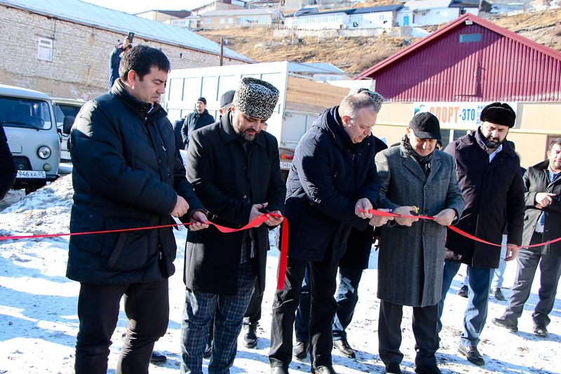 Торжественный пуск природного газа состоялся в двух селах Гумбетовского района