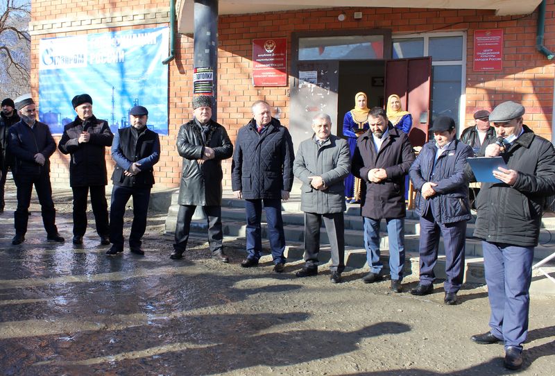 Торжественный пуск газа состоялся в селе Майданское Унцукульского района