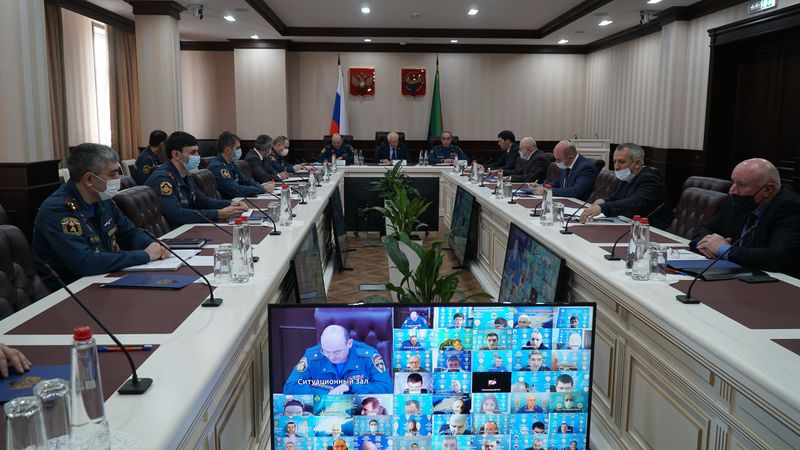 Комиссия МЧС России проверяет готовность Республики Дагестан к паводкоопасному периоду и пожароопасному сезону