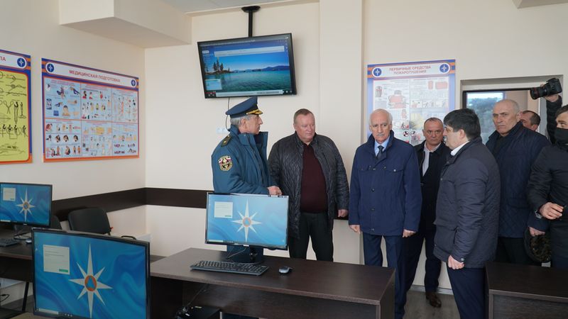 Новое здание межрайонной поисково-спасательной службы открыли в Каспийске