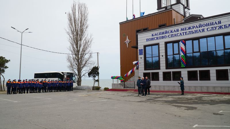 Новое здание межрайонной поисково-спасательной службы открыли в Каспийске