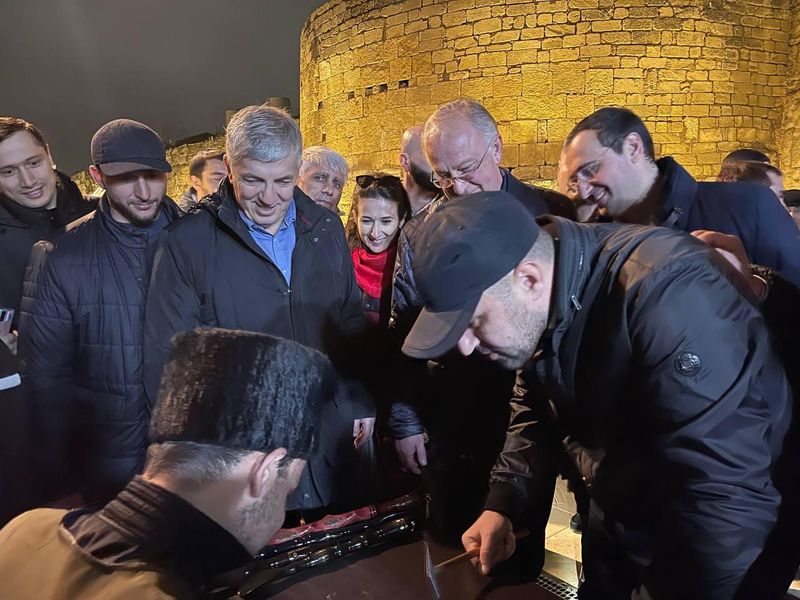 Абдулпатах Амирханов принял участие в открытии улицы Мамедбекова в Дербенте
