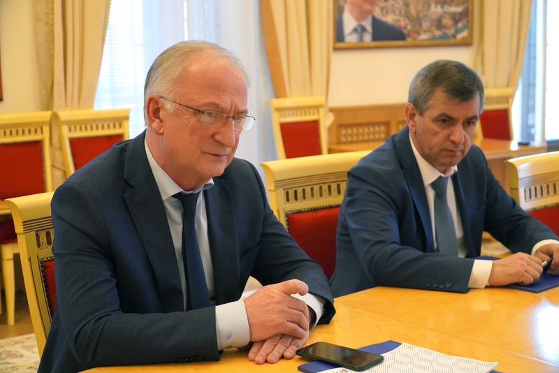 Обсуждены вопросы взаимодействия Правительства Дагестана и  Промсвязьбанка