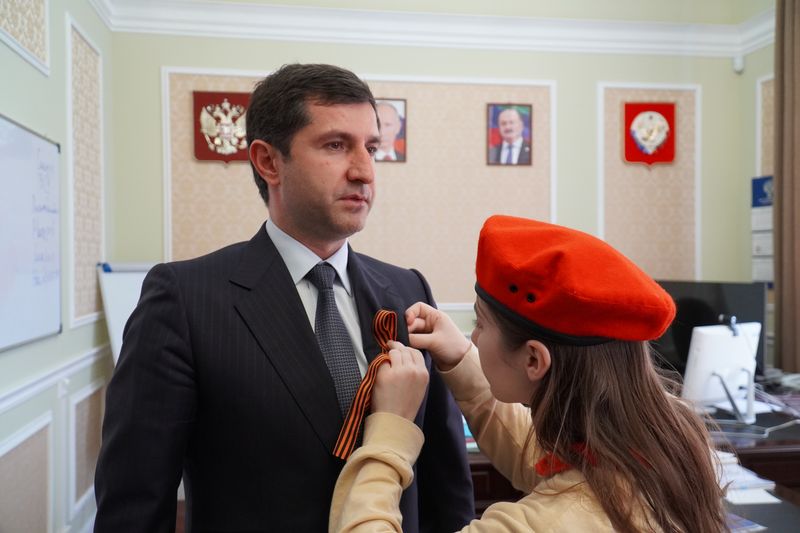 Правительство Республики Дагестан присоединилось к акции «Георгиевская ленточка»