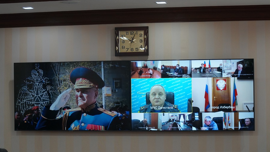 Итоги работы республиканской подсистемы РСЧС за 2021 год подвели в Дагестане