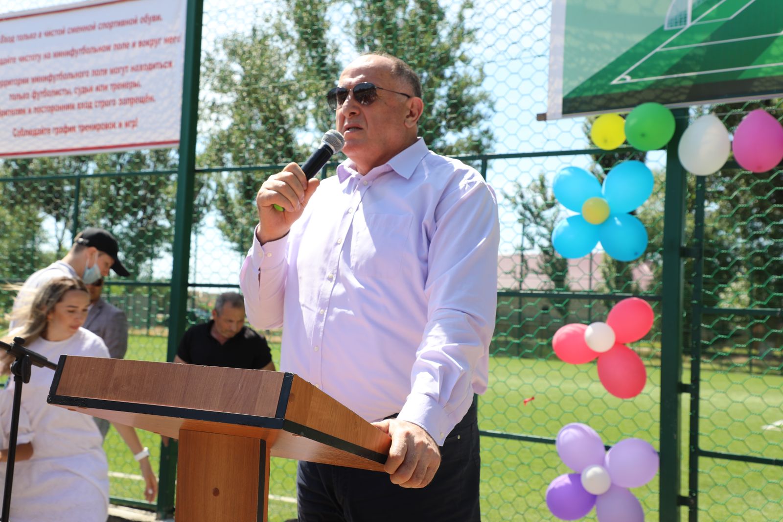 Футбольное поле открыли в селе Цветковка Кизлярского района