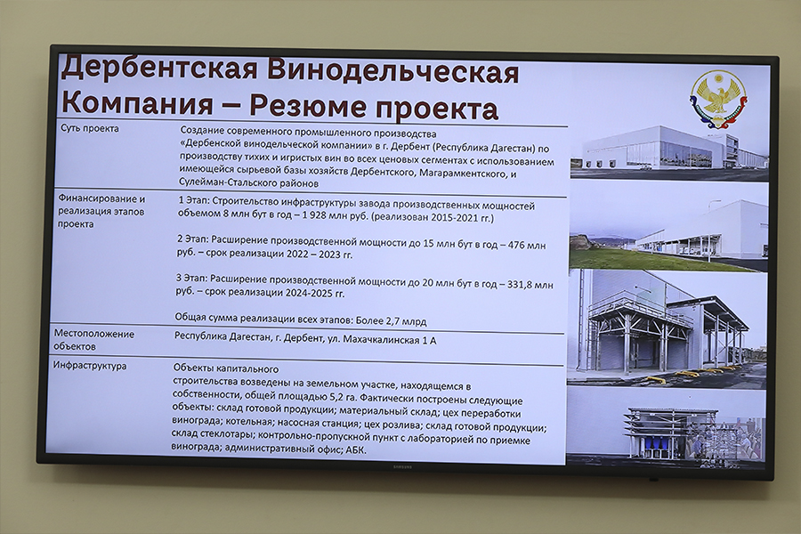 Три крупных инвестпроекта в Дагестане получили статус приоритетных