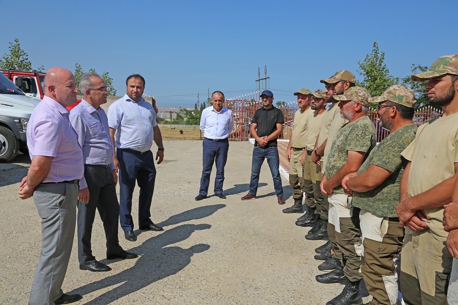 Нариман Абдулмуталибов ознакомился с деятельностью  Дагестанского лесопожарного центра