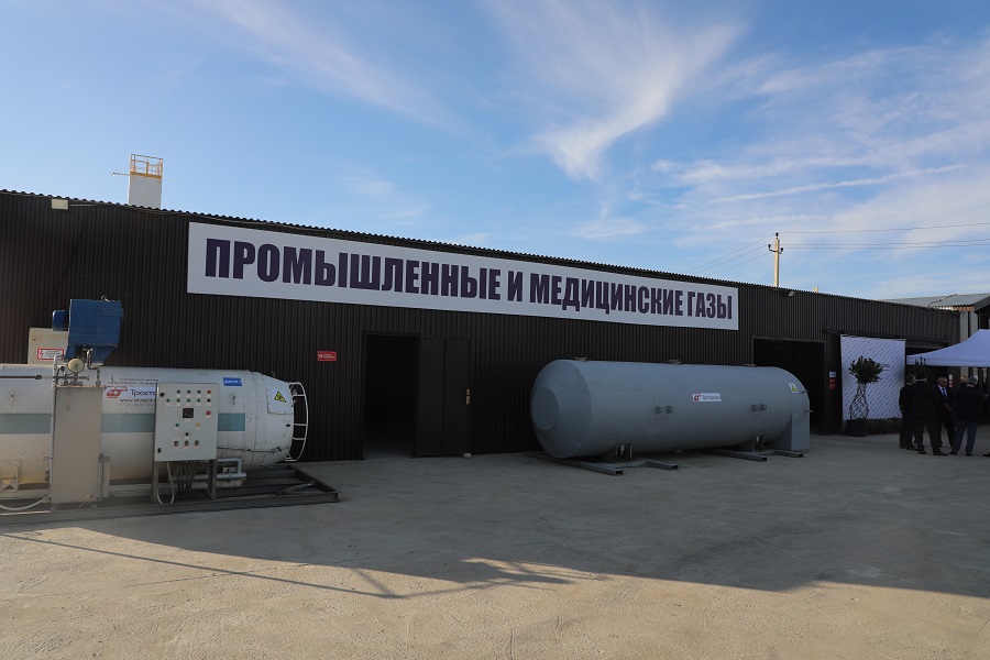 Завод по производству жидкого кислорода для медицинских целей запустили в  Дагестане