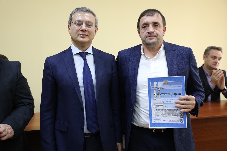 Манвел Мажонц вручил 9 городам паспорта готовности к зиме