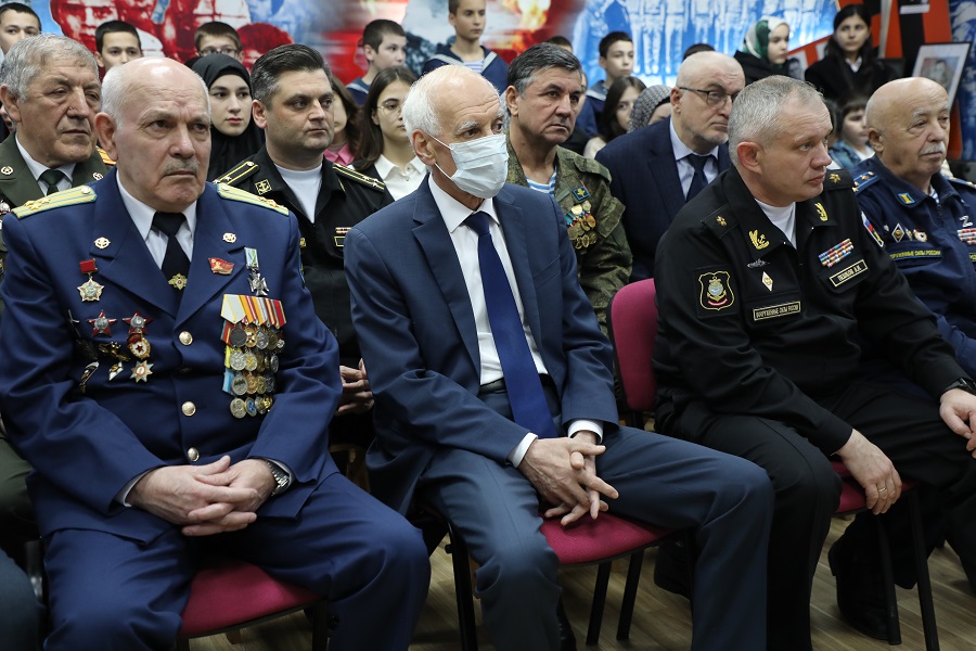 Рамазан Джафаров принял участие в открытии выставки, посвященной 300-летию Каспийской флотилии