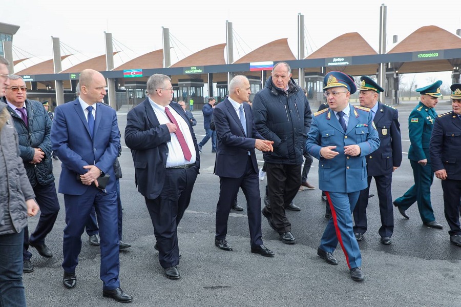 Абдулмуслим Абдулмуслимов принял участие в открытии таможенного пункта пропуска «Ханоба» на азербайджано-российской границе