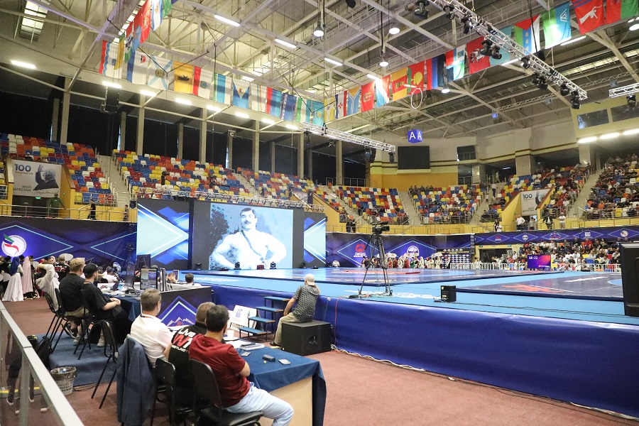Абдулмуслим Абдулмуслимов принял участие в открытии Чемпионата России по спортивной борьбе