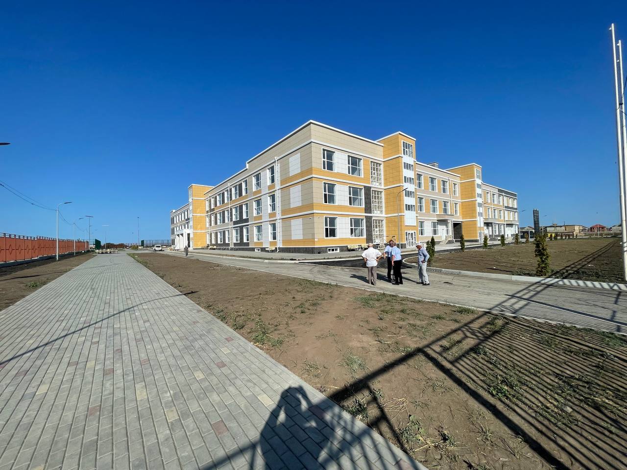 Новая школа на 1224 ученических места в микрорайоне «Ипподром» г. Махачкалы готовится к открытию в День знаний