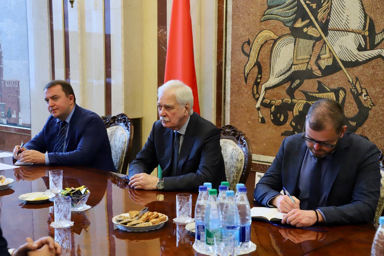 Абдулмуслим Абдулмуслимов встретился с послом РФ в Беларуси Борисом Грызловым