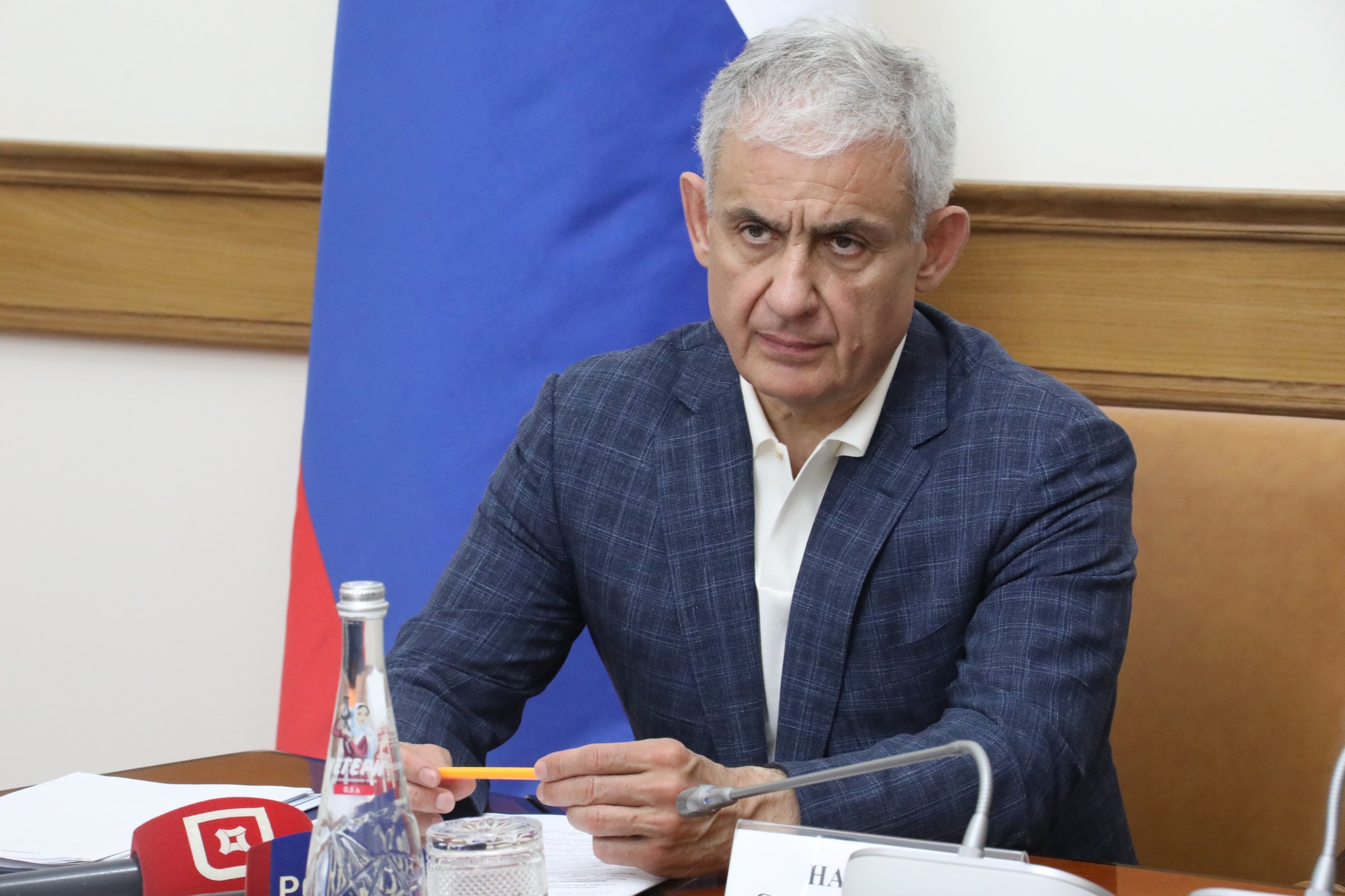 Абдулмуслим Абдулмуслимов и Сергей Назаров обсудили вопросы развития Дагестана