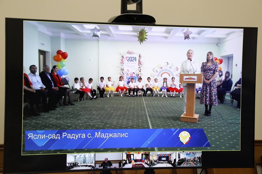 Абдулмуслим Абдулмуслимов провёл марафон открытия детских садов в Дагестане