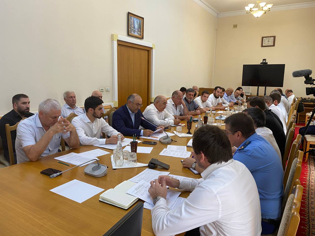 Заседание Противопаводковой комиссии состоялось в Правительстве Дагестана