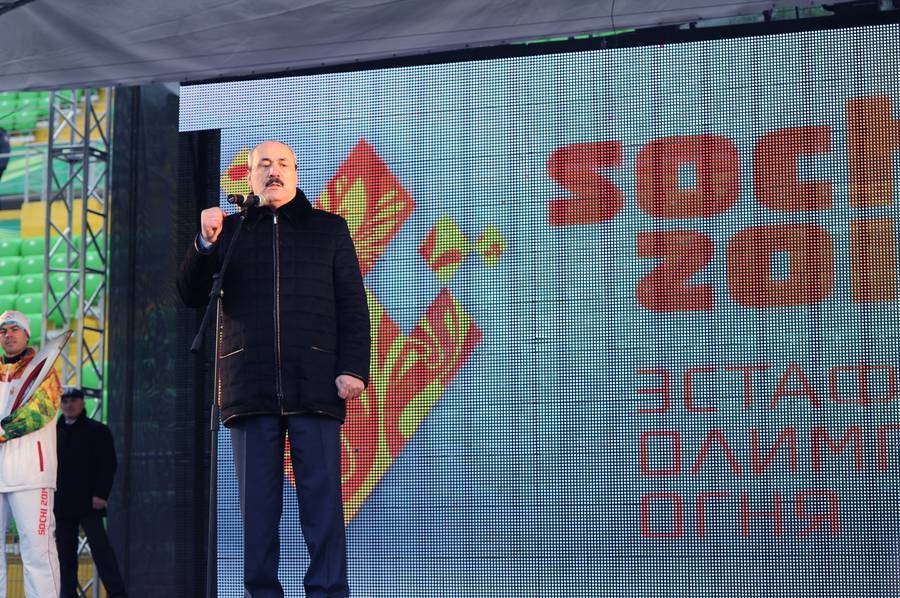 Дагестан принял эстафету Олимпийского огня