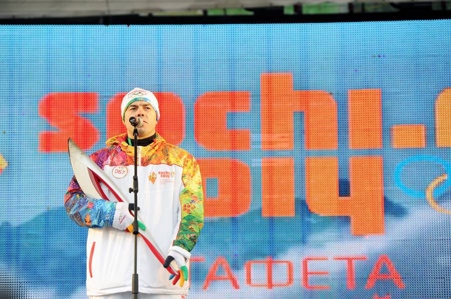 Дагестан принял эстафету Олимпийского огня